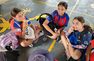 Children eating